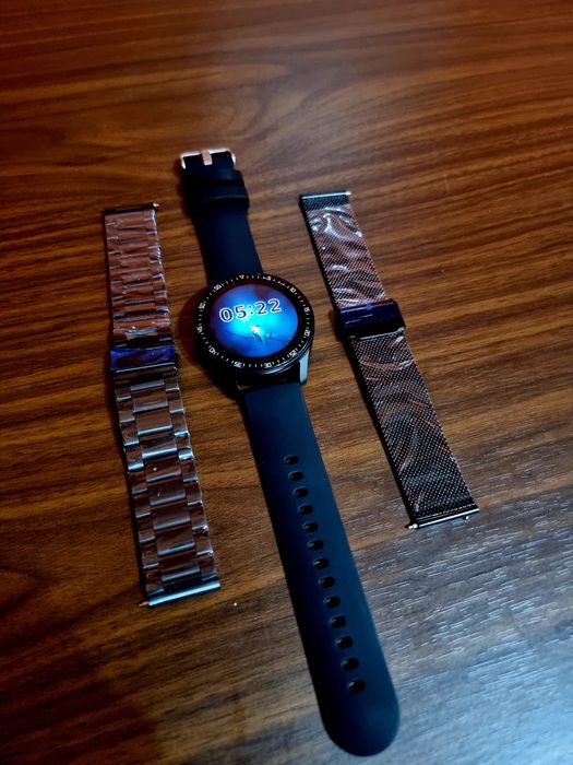 Ceas smartwatch 2 în 1 cu casti wireless