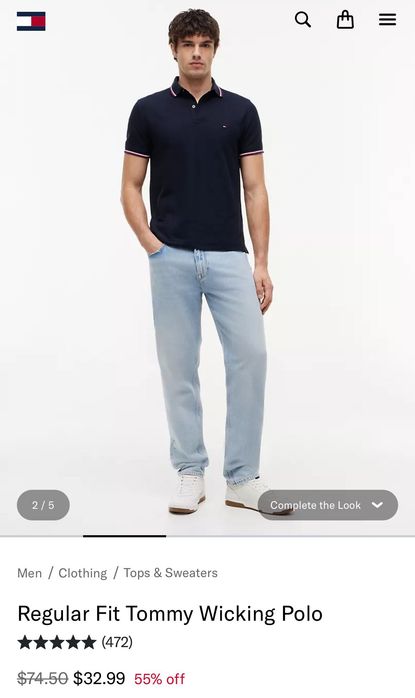 Поло Tommy Xl новый