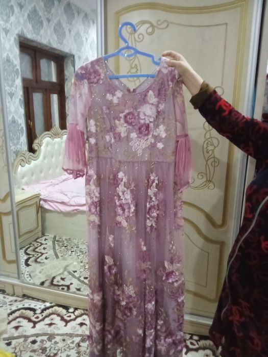 Oqshom koylagi zakazga tikilgan 46razmer