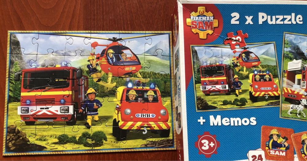 4 пъзела Ravensburger и Trefl 3+, 4+, 5+, наредени, много запазени