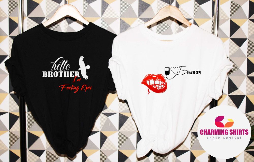 Тениски с Дневниците на Вампира, The Vampire Diaries