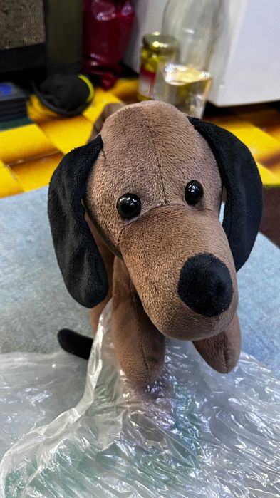 jucarie de plus, ren si catel, jucarie moale lunga de plus