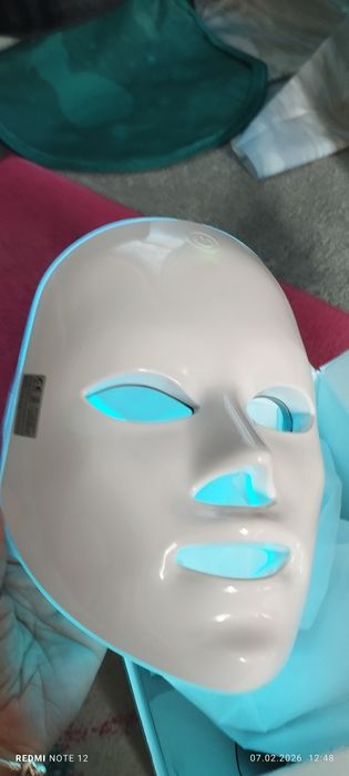 mască facială cu LED Fototerapie