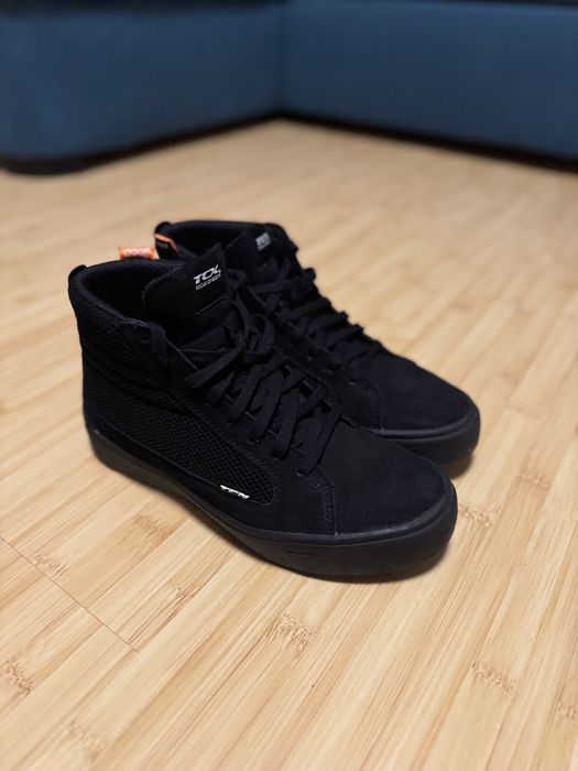 Ghete moto barbati TCX Street Air 3, Marimea 41, Negru, Ca Nou