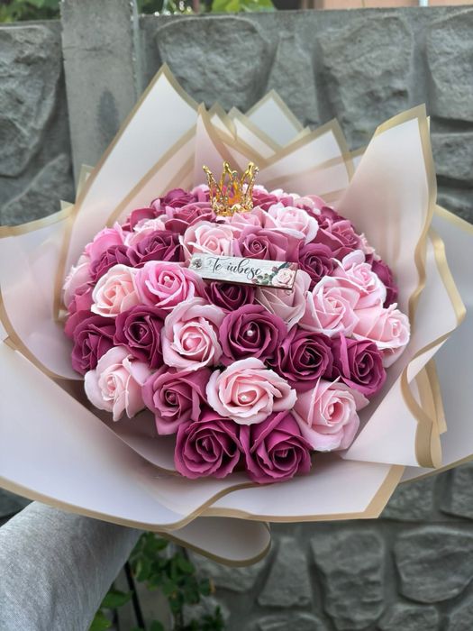 Aranjamente din trandafiri de sapun