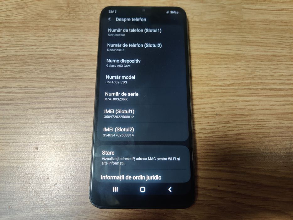 Telefon Samsung A03 Core - Samsung A10