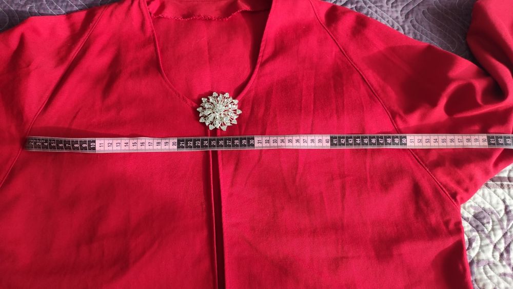 Sacou roșu dama- XL