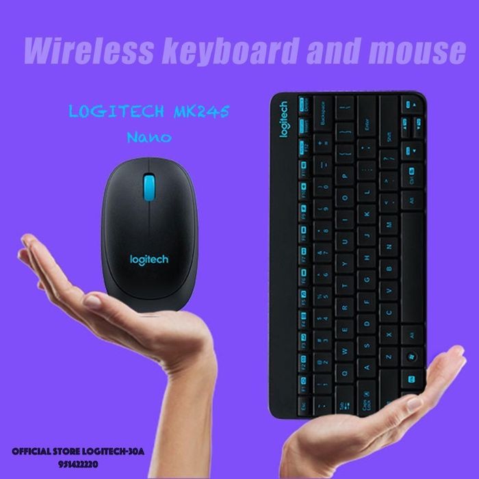 Logitech MK245 Нано Клавиатура мышь ВОДОНЕПРОНИЦАЕМЫЙ