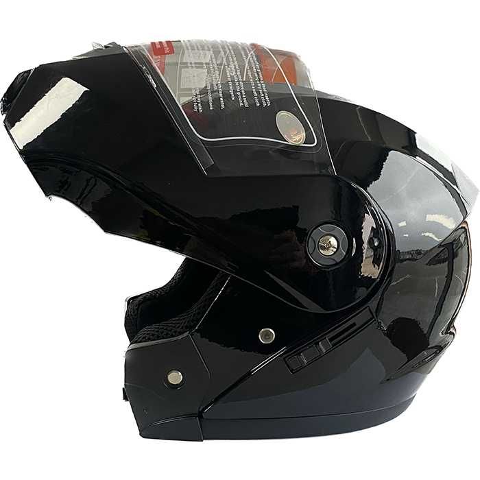 Каска за мотор Модуларна Черен Мат/Лак