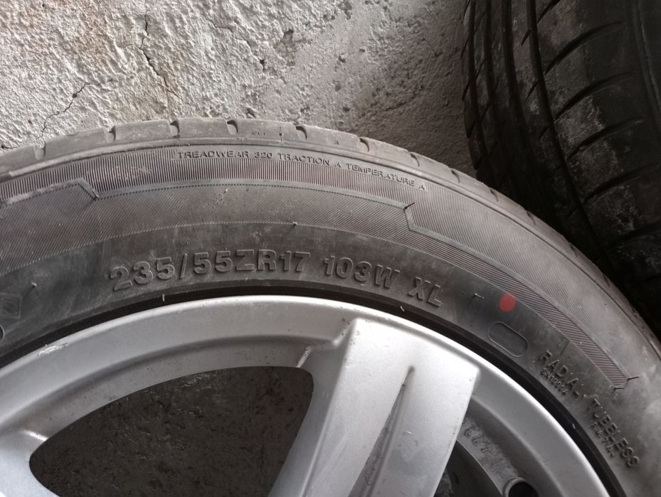 Jante de BMW X3 cu anvelope de vara noi