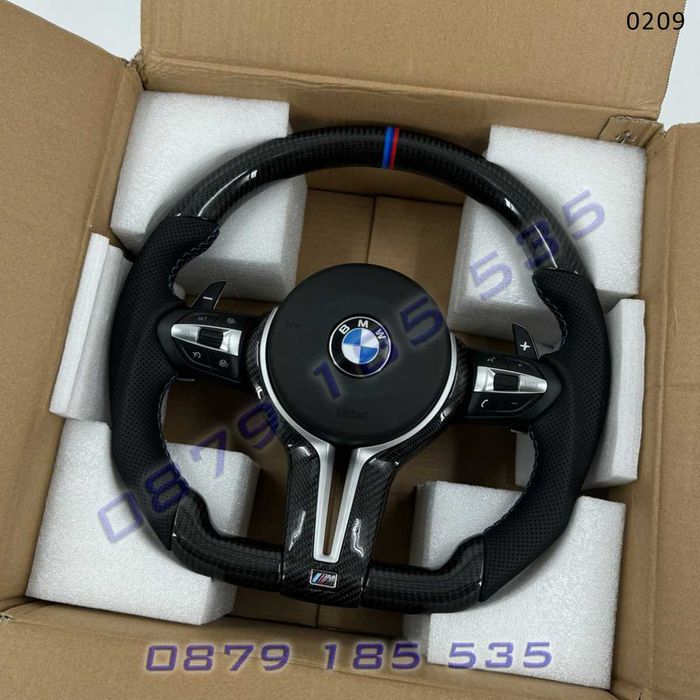 Карбонов волан цветни конци шев BMW 5 6 7 F10 F06 серия М спорт бмв ф