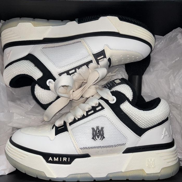 Amiri Ma-1 alb negru