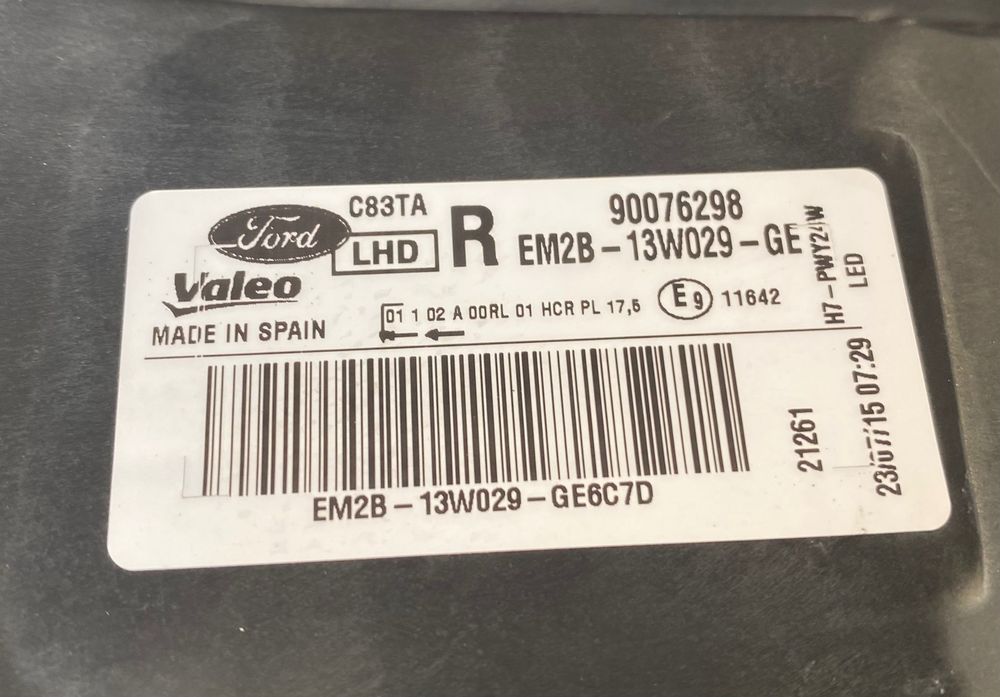 Фар far десен фарове Led за Форд Ford S-Max