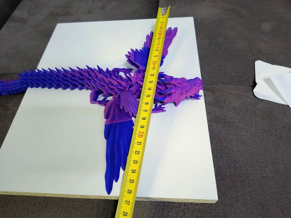 Dragon articulat cu aripi printat 3D