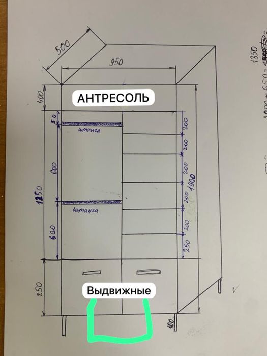 Шкаф ротанг шпон