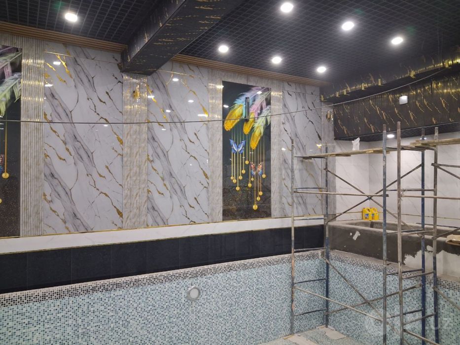 Bambuk panel dekor yopishtirish