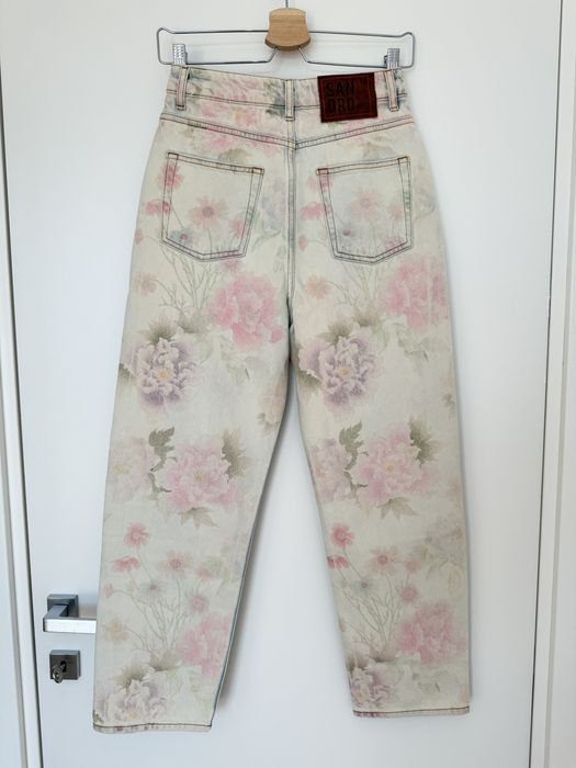 Blugi drepți cu talie înaltă, Sandro