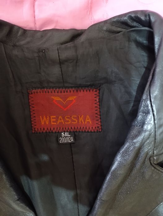 Натуральный кожаный суртюк как плащ демисезонный