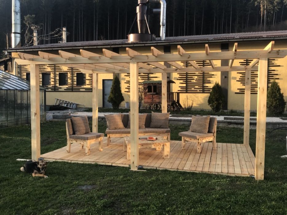 Pergola lemn pin nordic
