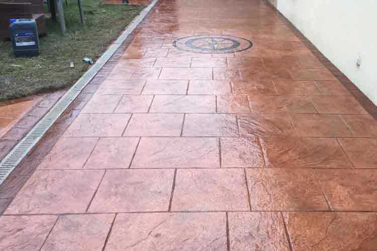 Beton amprentat si elicopterizat