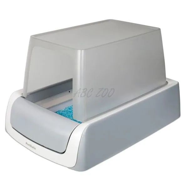 Litiera automata PetSafe ScoopFree, auto-curatare, alb