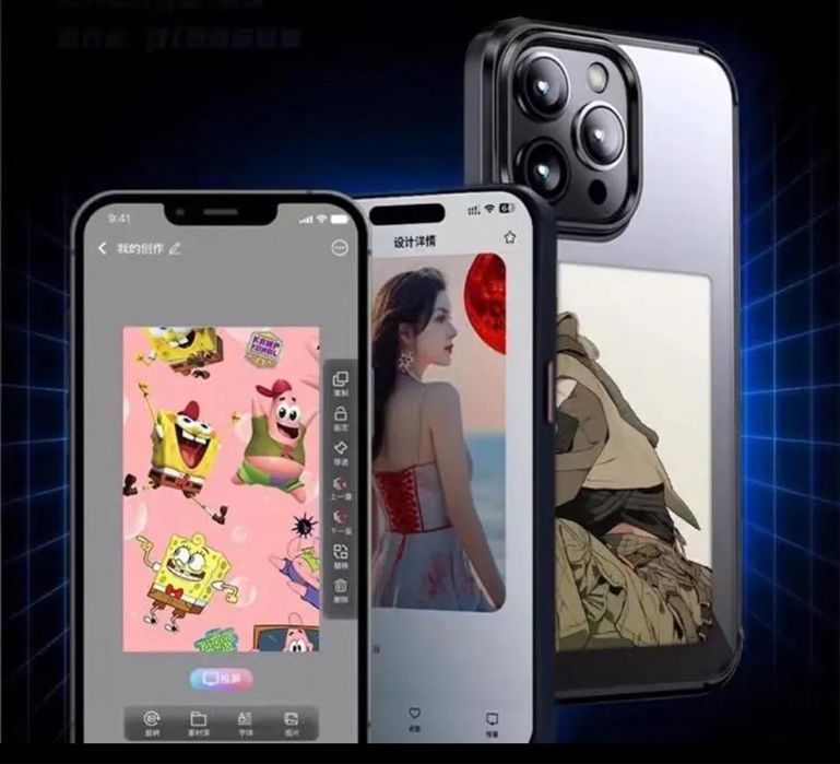 Чехол с экраном на iPhone 15pro