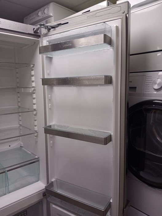 Иноксов комбиниран хладилник с фризер Миеле Miele  Made in Germany с две години гаранция!