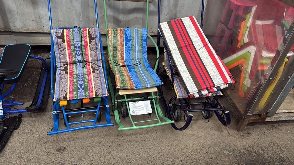 Матрасики на санки,стульчики