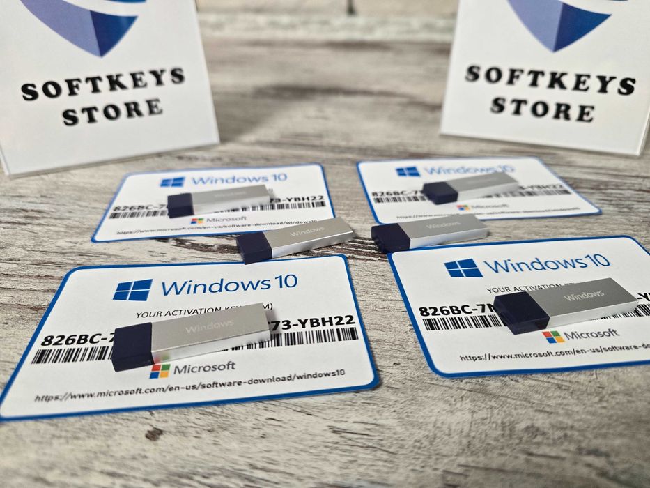 Microsoft Windows 10 Home/Pro USB Flash + Лиценз (ПРОМО до 31.01.2026)