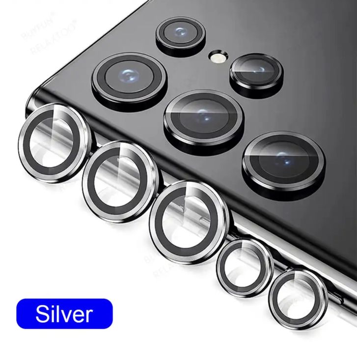 Samsung S23/S24/S25/26 PLUS ULTRA Folie Sticla Camera Inele Metalica