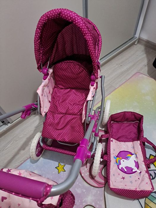 Cărucior pentru păpuși Unicorn