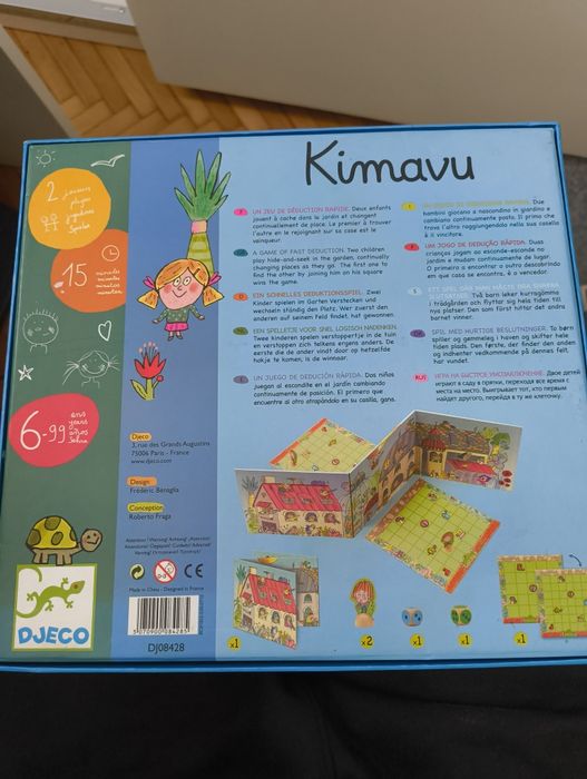 Joc din lemn pentru copii kimavu (v-ați ascunselea)