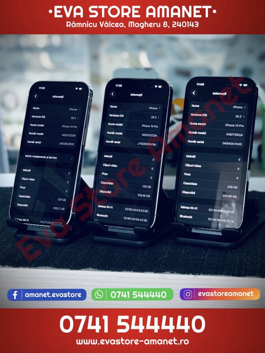 Apple iPhone 14 Pro Space Black / Deep Purple / Silver 128GB / 256GB