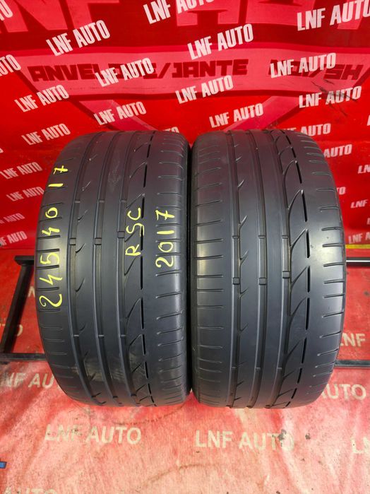 Anvelope de VARA - 245/40/17 - BRIDGESTONE - 5.55 MM - DOT 2017 RFT !