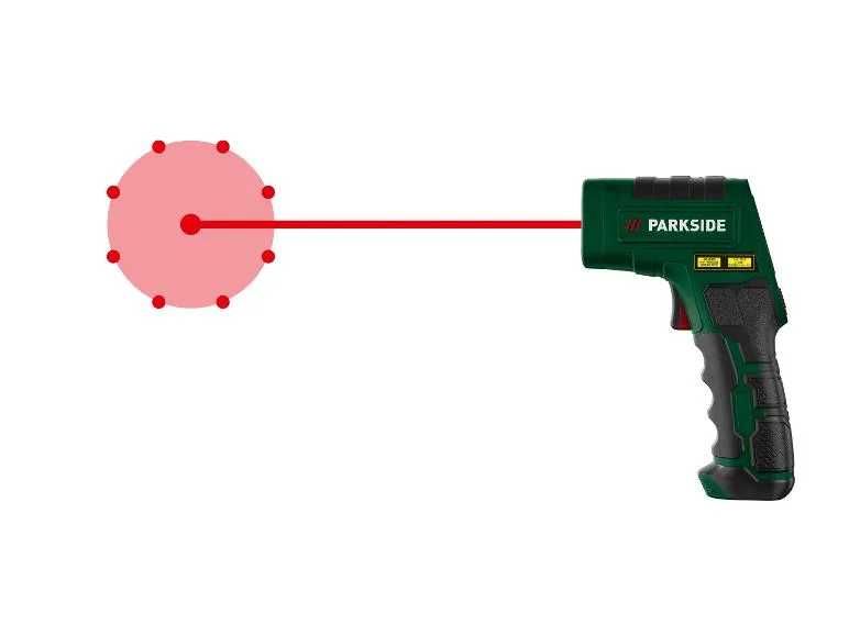 Инфрачервен термометър Parkside PTI 380 C2