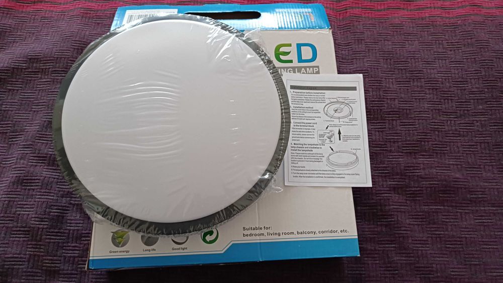 Aplică LED rotundă NOUĂ – lumină puternică, economică