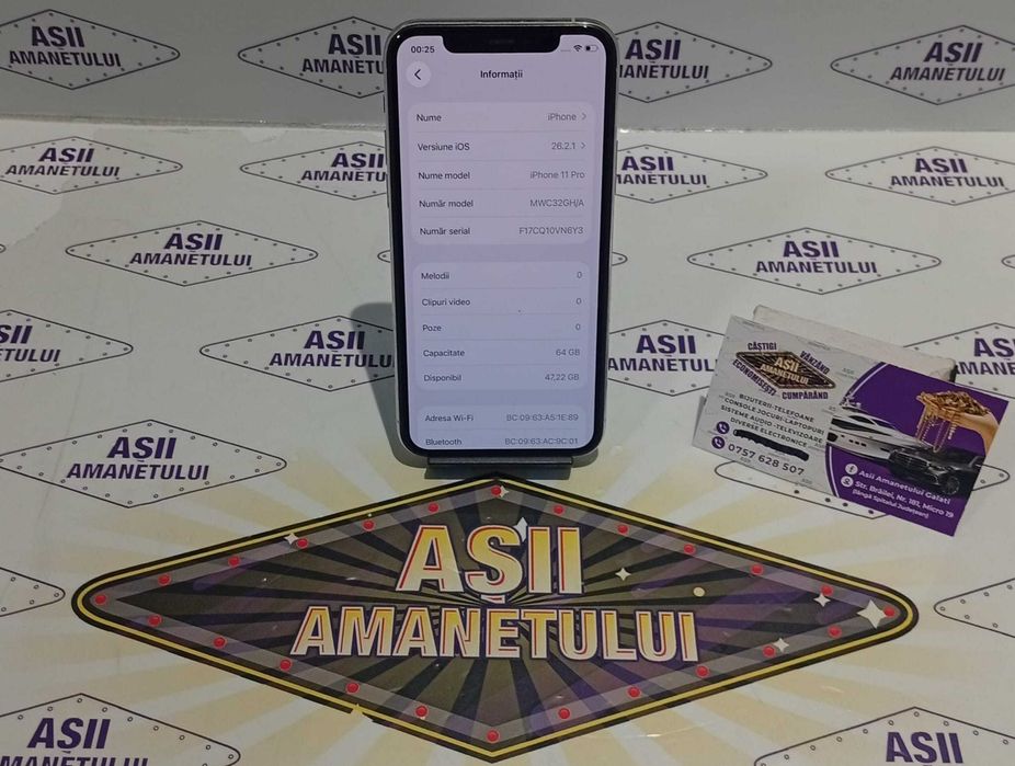 iPhone 11 Pro, 64gb, Baterie 100%