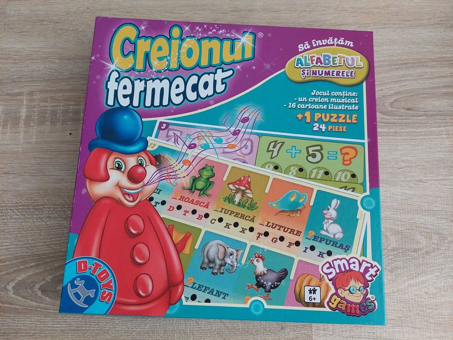 Lot jocuri pentru copii de 3-6+ ani - 5 buc