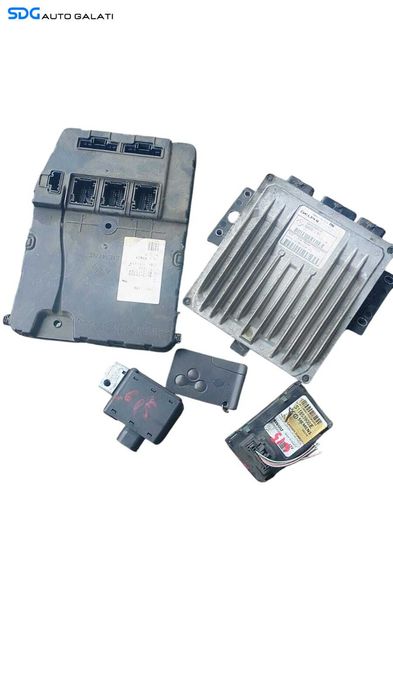 Kit Pornire ECU Calculator Motor Siemens Calculator Confort Cheie CIP Cartela Imobilizator Renault Megane 2 1.5 DCI 2002 - 2008 Cod 8200399038 8200513163 8200606830 8200615749 8200468515 S118539002E [M8065]