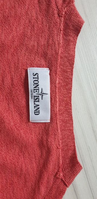 Stone Island Cotton Knit V - Neck / S ОРИГИНАЛ! Мъжки памучен Пуловер
