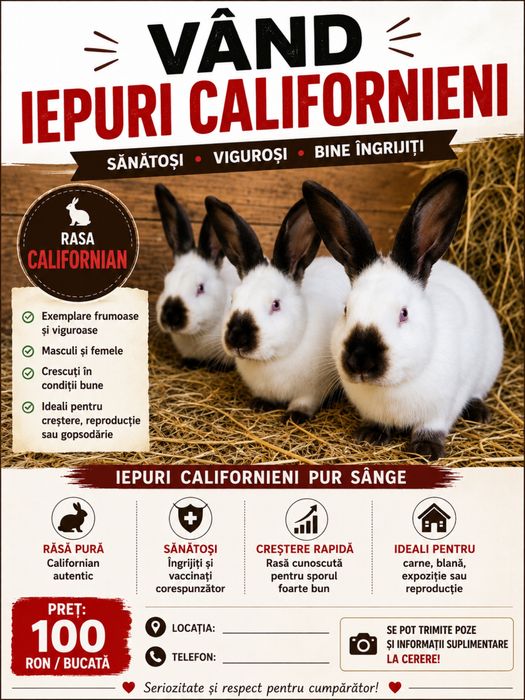 Vand Iepuri Californieni