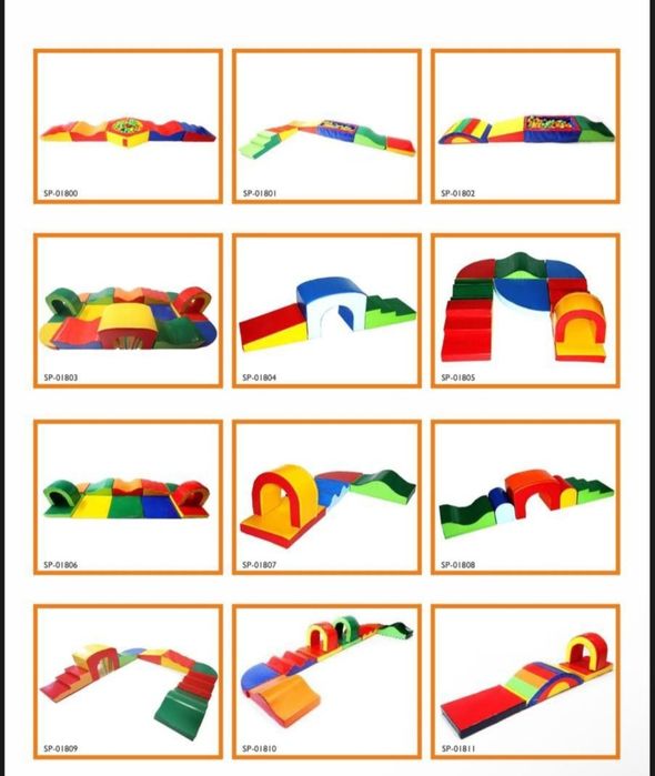 Bolalar yumshoq maydonchalari va matraslar