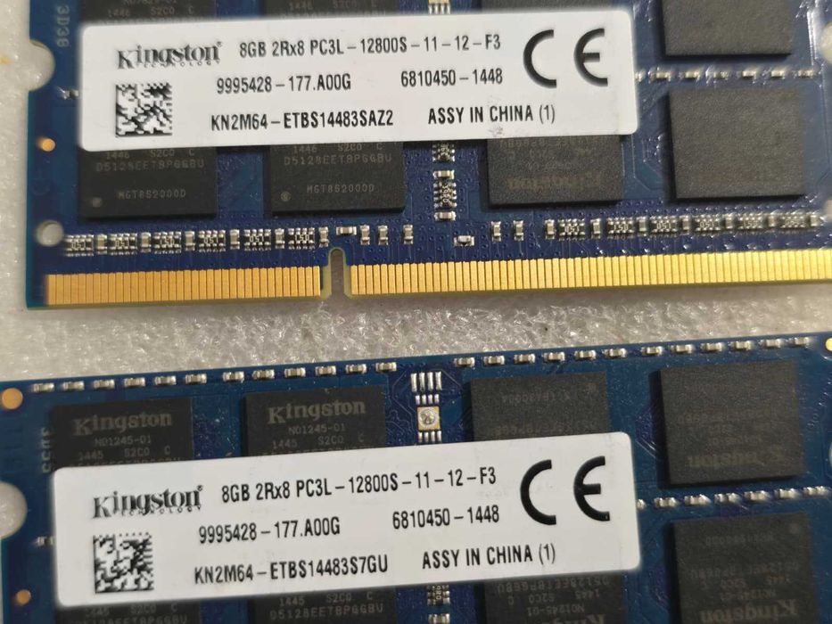 Kit memorie RAM laptop Kingston 16GB (2 x 8GB) 1600MHz DDR3L 1.35V