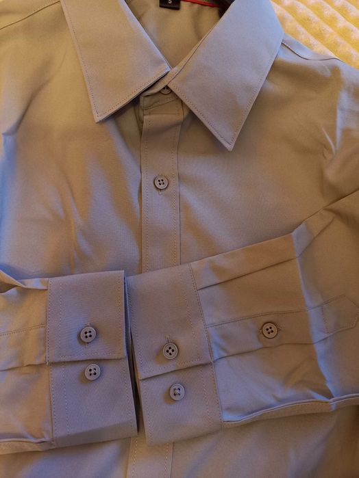 Продавам мъжка РИЗА СИВА с дълъг ръкав. Кръщене.Абитуриент.Сватба .