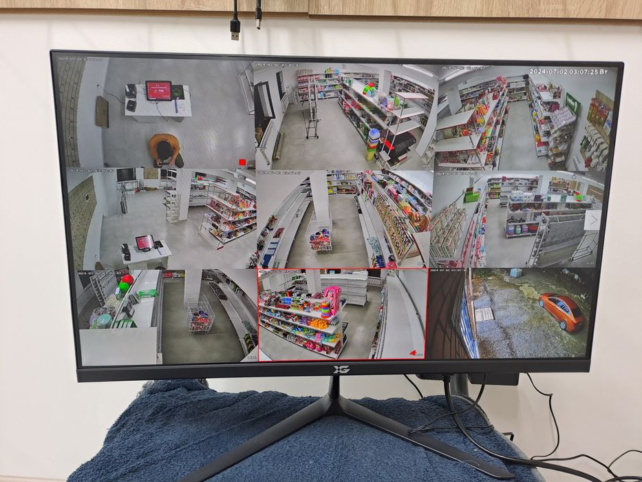 Установка камер видеонаблюдения