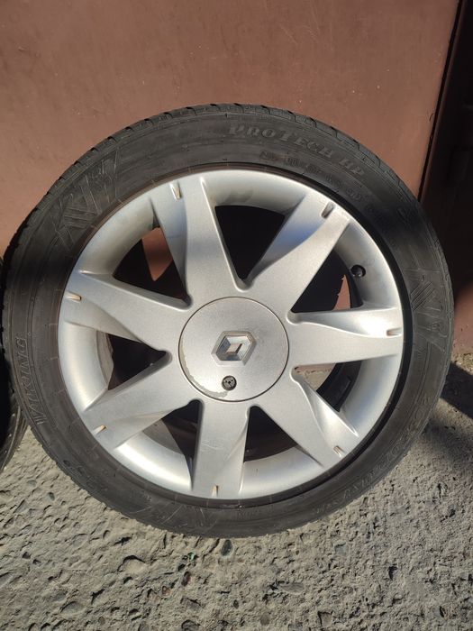 Jante 4x100 R17 Renault Megane 2 cu anvelope vara 205/50/R17