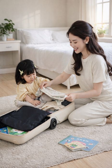 Чемодан самокат