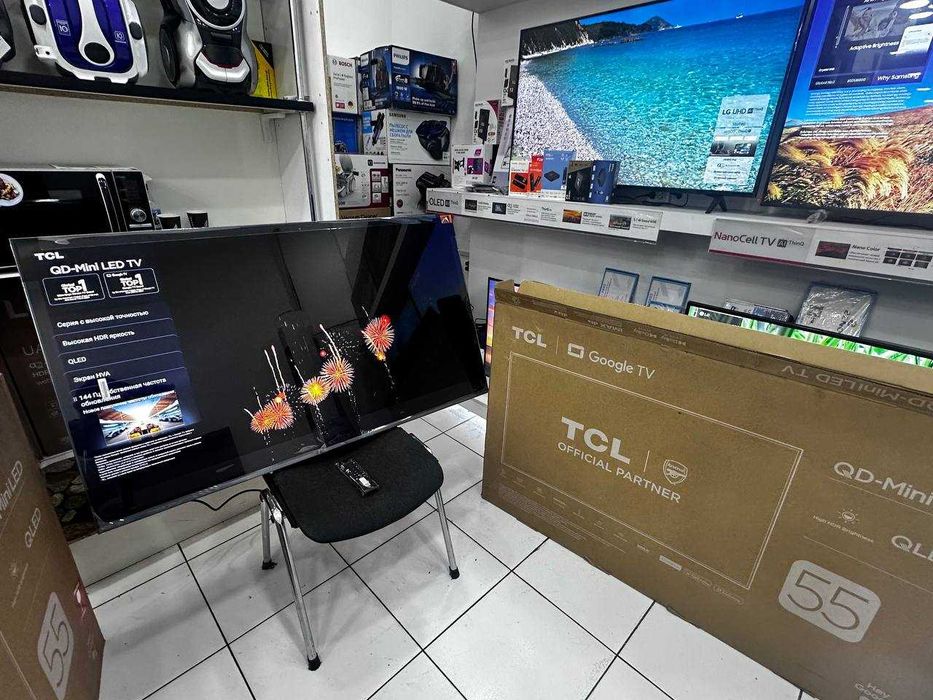 Телевизор TCL 55C6K 55-дюймовый 4K QLED Mini-LED