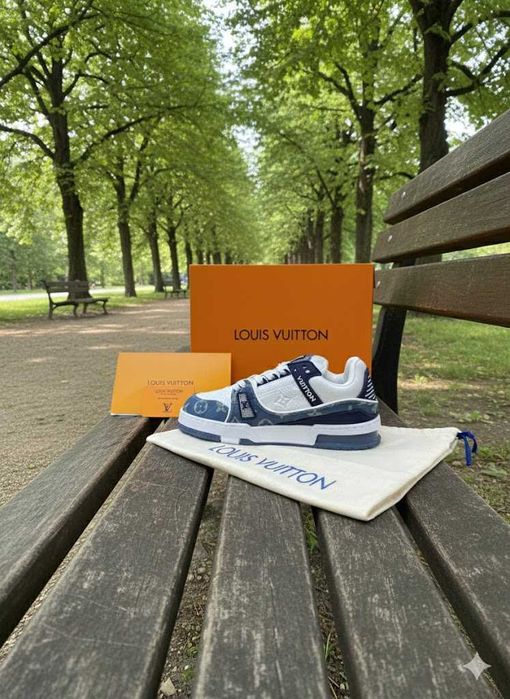 Adidasi LV Trainers Jeans - Adidasi Full Box Premium