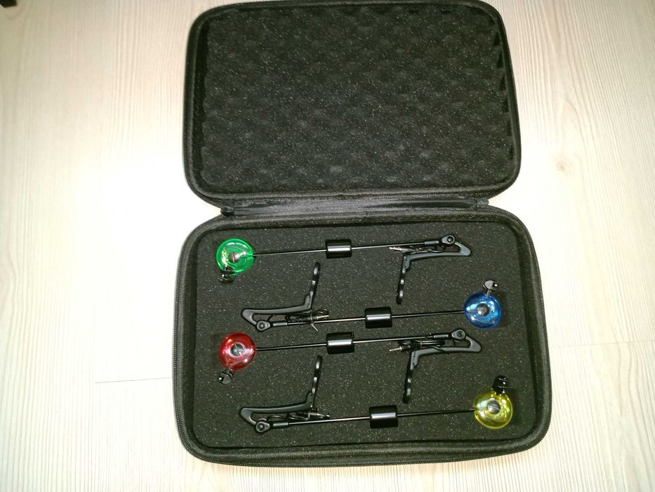 Сигнализатори за риболов 4+1 и комплект оптегачи